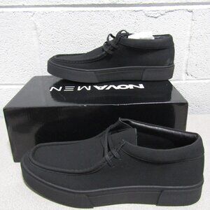 Black Nova Men Mid Casual Boots New in Box Sz 12